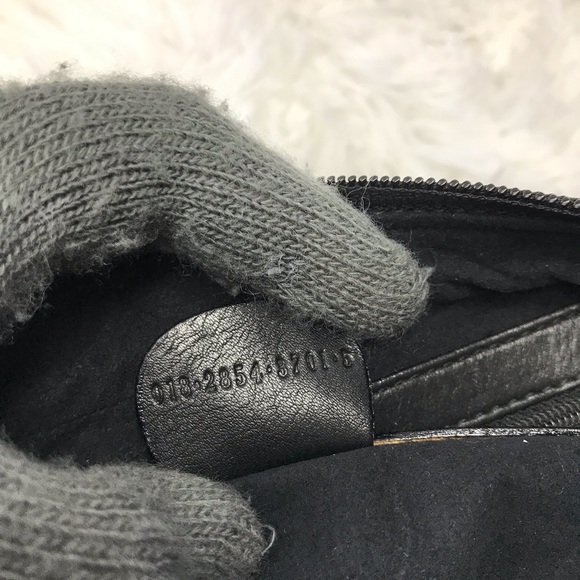 GUCCI CLUTCH/POUCH BLACK LEATHER VGC - Picture 9 of 13